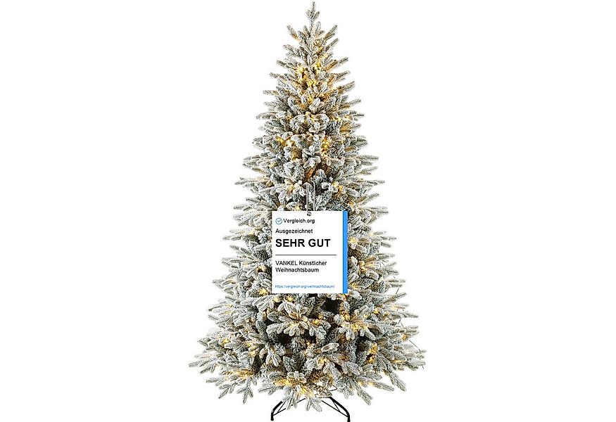 Vankel Künstlicher Weihnachtsbaum tannenbaum mit beleuchtung schmuck mit li günstig online kaufen