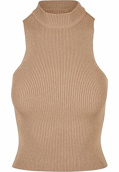 URBAN CLASSICS Muskelshirt "Urban Classics Damen Ladies Short Rib Knit Turt günstig online kaufen