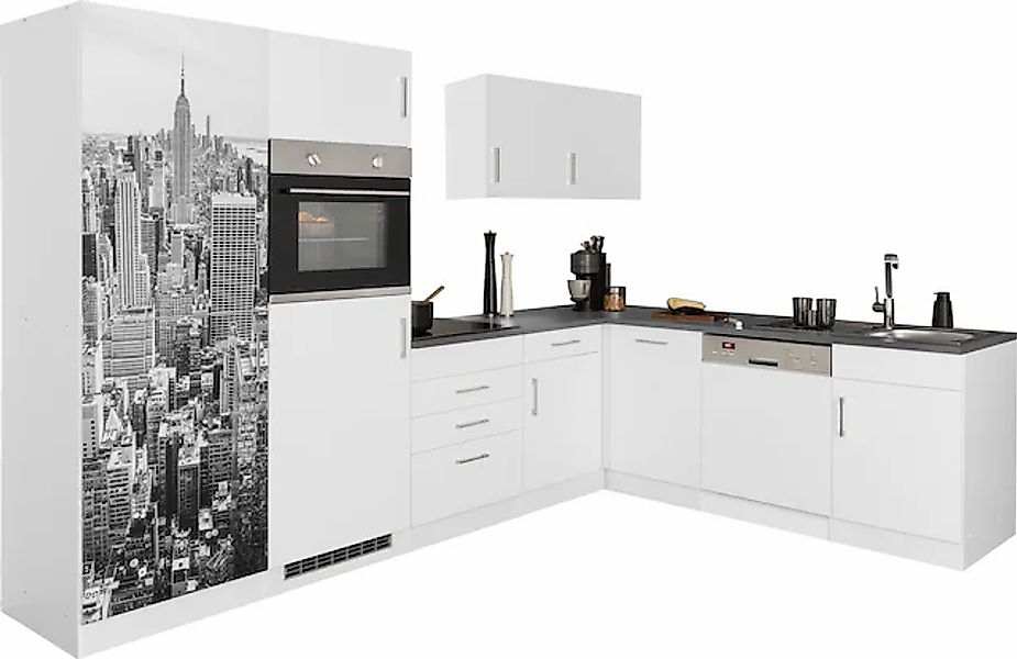 KOCHSTATION Küchenzeile »KS-Paris – Küchen mit einzigartigen Fotomotiven au günstig online kaufen