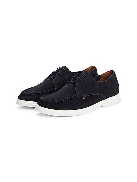 Tommy Hilfiger TOMMY HILFIGER SUEDE MOC T DERBY Schnürschuh, Schnürschuh, H günstig online kaufen