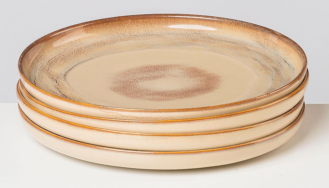 gipfelstück Speiseteller »Nebelwald«, (Set, 4 St.), Scandi-Style, glänzende günstig online kaufen