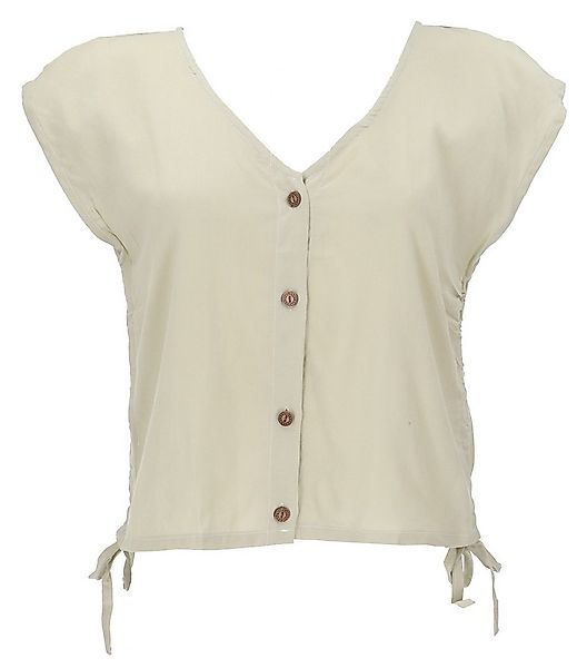 Guru-Shop Longbluse Luftiges Boho Blusentop, Basic Sommertop mit.. alternat günstig online kaufen