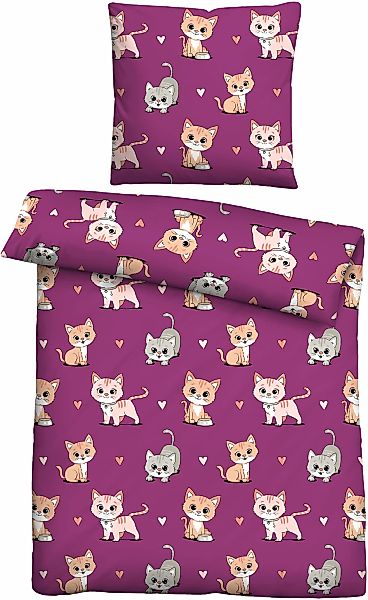 Castell - Markenbettwäsche Jugendbettwäsche "0330246" 2 Stk. tlg. Polar-Fle günstig online kaufen