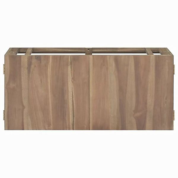 vidaXL Hängeschrank Wand-Badschrank 90x39x40 cm Massivholz Teak günstig online kaufen