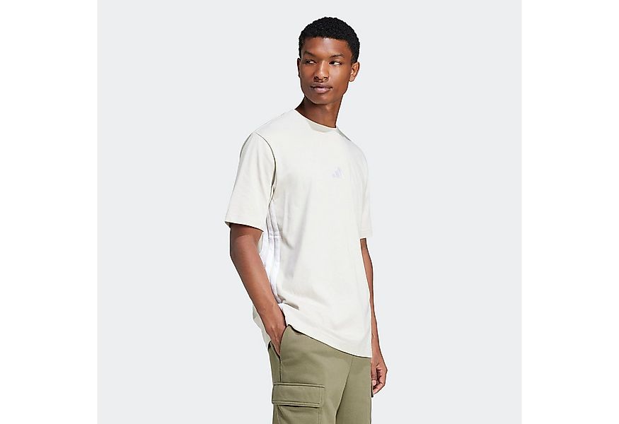 adidas Sportswear T-Shirt ESSENTIALS 3-STREIFEN SINGLE JERSEY mit Rundhalsa günstig online kaufen