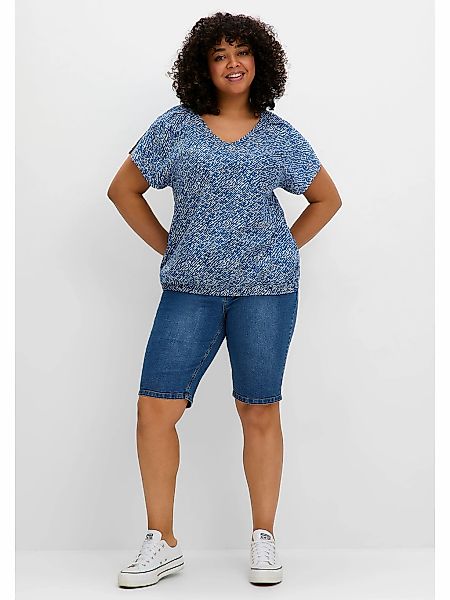 Sheego Jeansbermudas "Große Größen", im Curvy-Schnitt SUSANNE günstig online kaufen