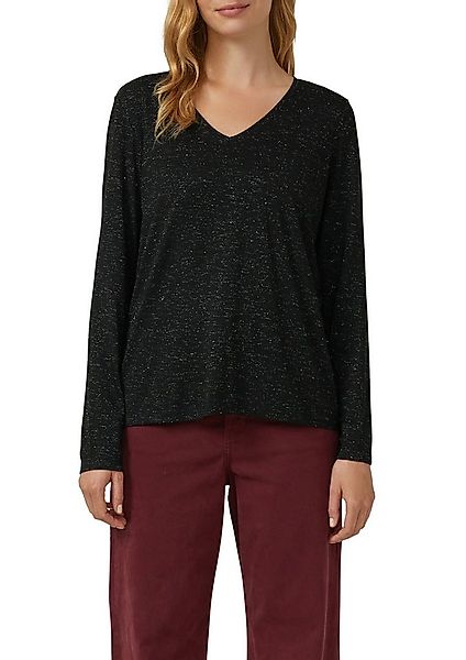 s.Oliver Langarmshirt mit V-Ausschnitt günstig online kaufen