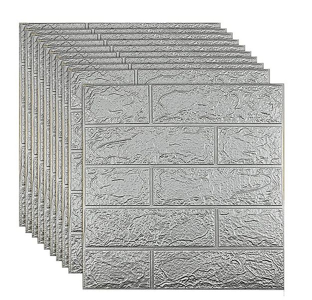 NUODWELL 3D-Tapete 3D Wandpaneele Selbstklebend - Ziegel Steinoptik,Wasserd günstig online kaufen