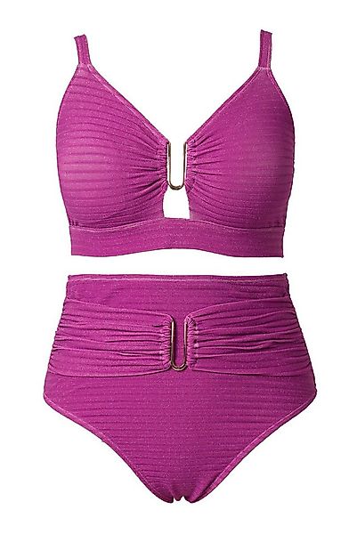 Ulla Popken Soft-BH Bikini Glitter Softcups Zierspange günstig online kaufen