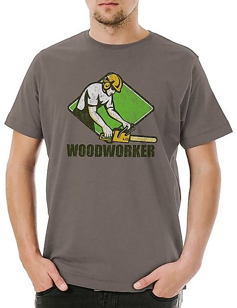 Urban Backwoods Print-Shirt Urban Backwoods Woodworker III Herren T-Shirt Z günstig online kaufen