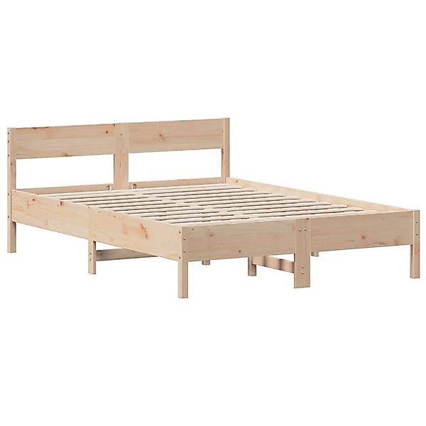 vidaXL Massivholzbett ohne Matratze 150x200 cm Kiefernholz 842746 günstig online kaufen