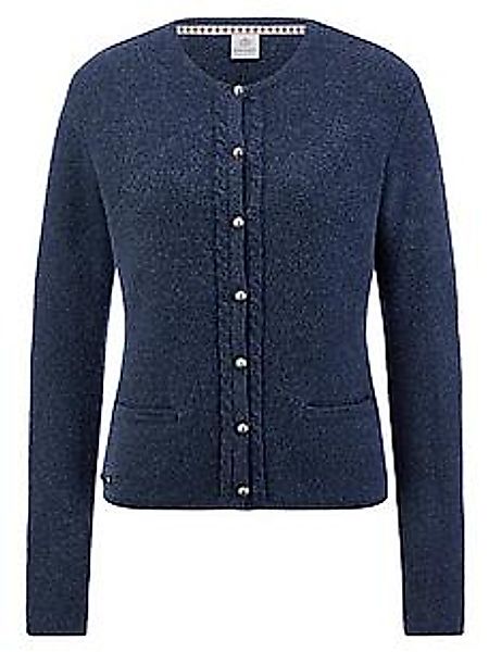 Strickjacke Finnland Hammerschmid blau günstig online kaufen