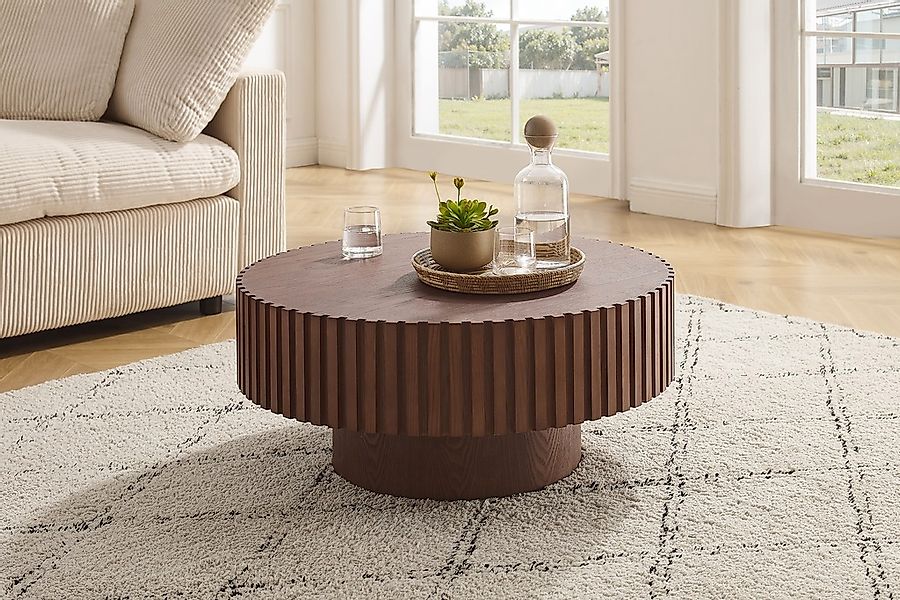 SalesFever Couchtisch, (1 St.), mit Massivholz-Lamellen günstig online kaufen