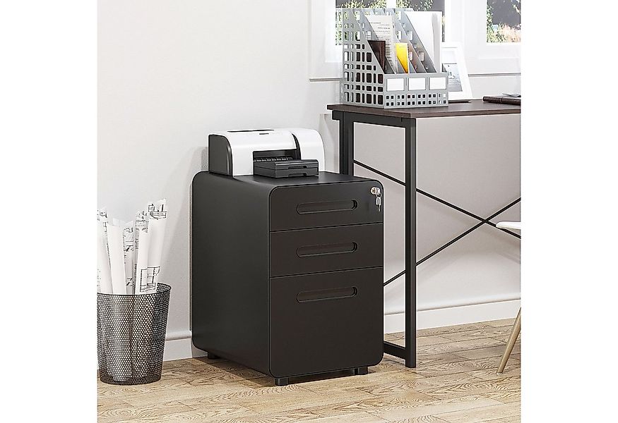Vinsetto Rollcontainer Bürocontainer mit 3 Schubladen, (Büroschrank, 1 St., günstig online kaufen
