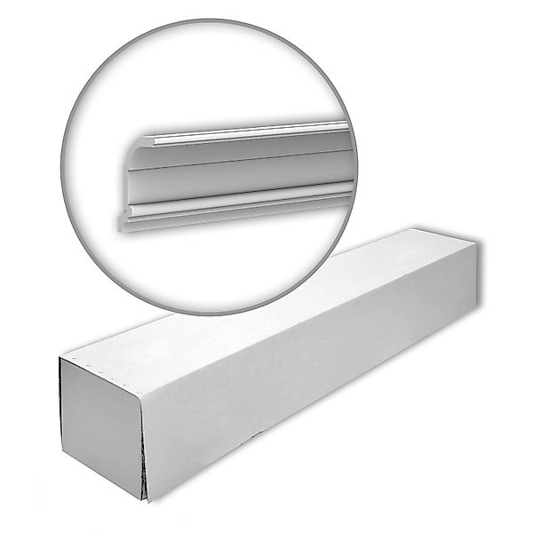 PROFHOME 650247-Box Eckleisten 1 Karton Set mit 12 Deckenleisten Weiß günstig online kaufen