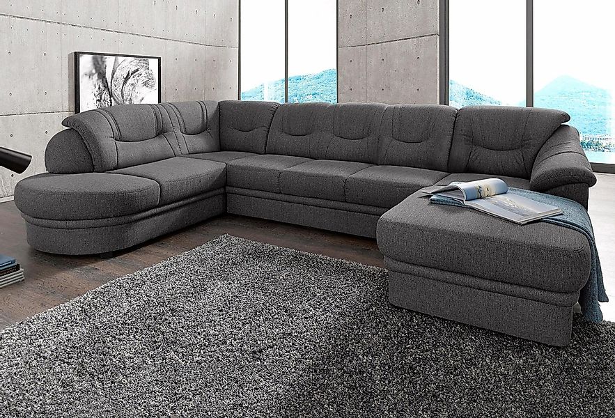 sit&more Wohnlandschaft "Savoni U-Form" wahlweise mit Bettfunktion günstig online kaufen