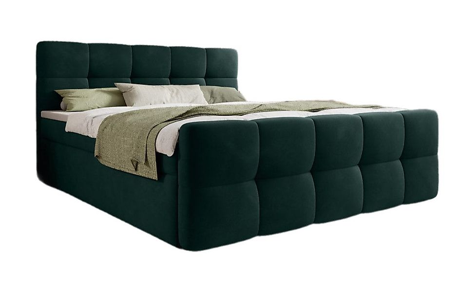 Luxusbetten24 Boxspringbett Cozy Samt, inklusive PU-Schaum günstig online kaufen
