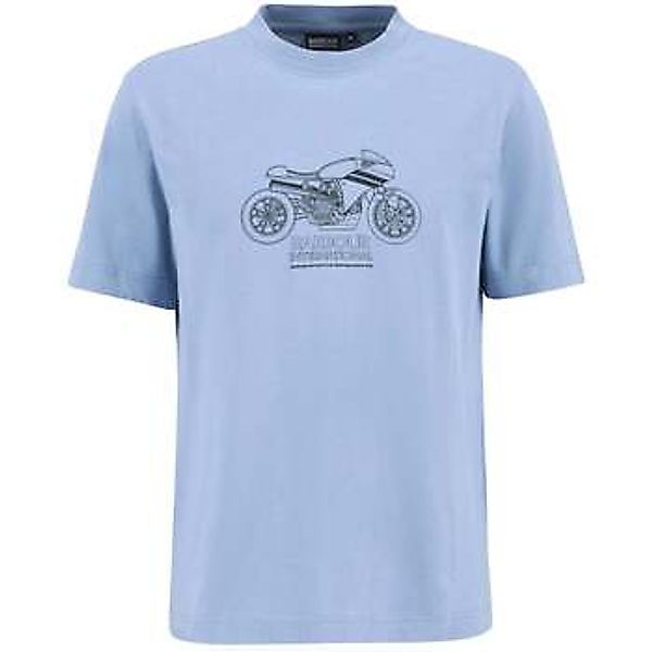 Barbour  T-Shirts & Poloshirts Topher Motorbike T-Shirt Cool Blue günstig online kaufen