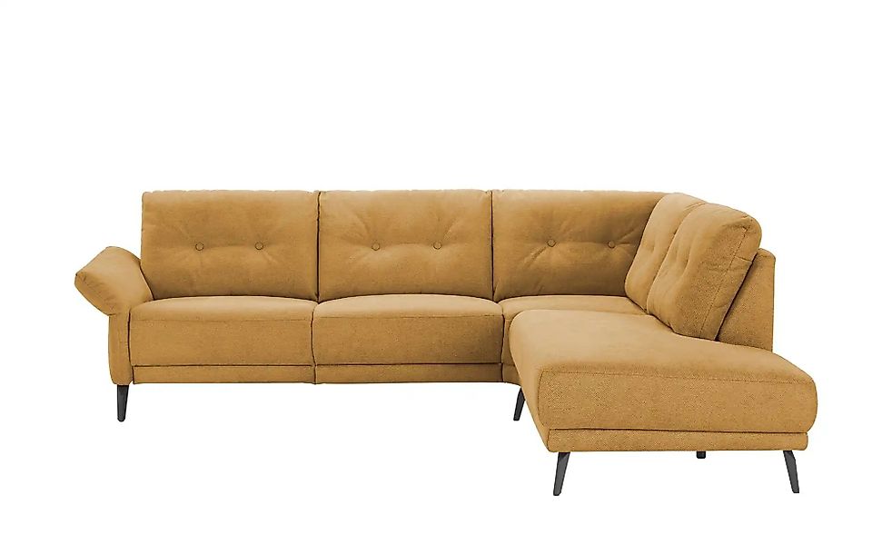 Jette Home Ecksofa   Scope ¦ gelb ¦ Maße (cm): B: 258 H: 88 T: 221 Polsterm günstig online kaufen