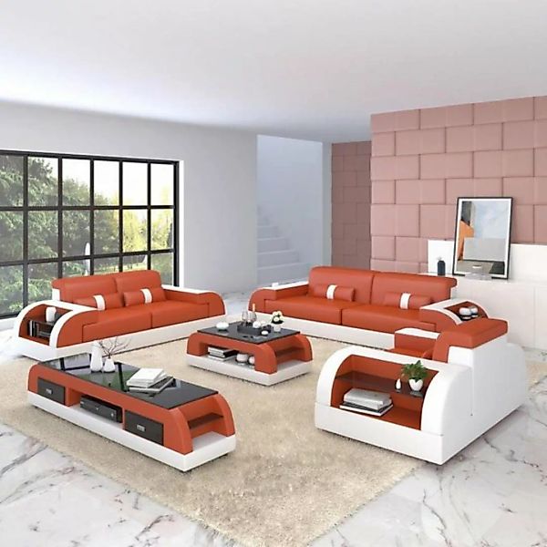 JVmoebel Sofa Sofagarnitur Moderne Wohnzimmer Couch Sofa Sitz 3+1+1 Set, Ma günstig online kaufen