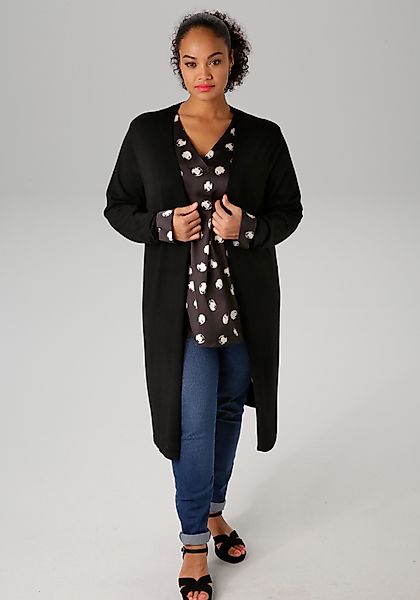 Aniston PLUS Strickjacke, in trendiger Farbpalette günstig online kaufen