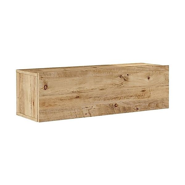 en.casa TV-Schrank »Lapinlahti« 100x31,5x29,5cm Eiche rustikal günstig online kaufen