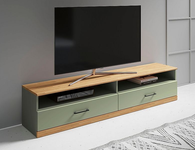 Home affaire Lowboard Ribe,140cm breit,38cm hoch mit 2 Klappen,Oberplatte a günstig online kaufen