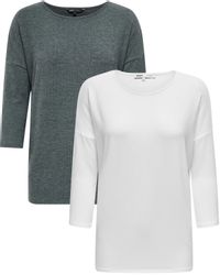 ONLY 3/4 Arm-Pullover (Set, 2er-Pack) Locker günstig online kaufen