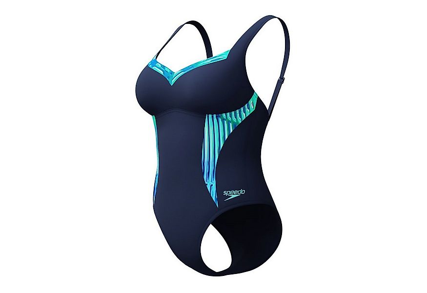 Speedo Badeanzug Shaping Lunaelustre Badeanzug mit verstellbaren Trägern günstig online kaufen