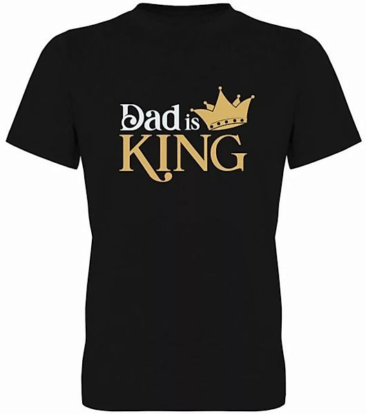 G-graphics T-Shirt Dad is King Herren T-Shirt, mit trendigem Frontprint, Au günstig online kaufen