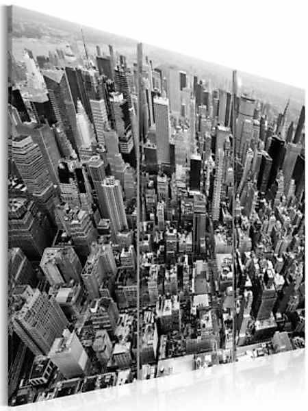 artgeist Wandbild Unglaublicher Ausblick auf die Dächer von New York schwar günstig online kaufen
