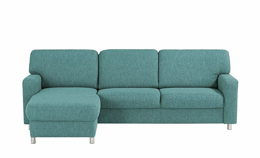 smart Ecksofa  Valencia ¦ türkis/petrol ¦ Maße (cm): B: 253 H: 90 T: 173.0 günstig online kaufen