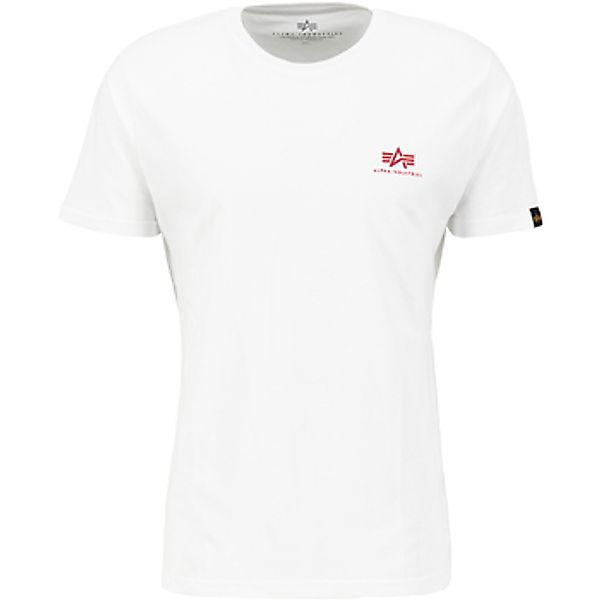 Alpha  T-Shirt Backprint T - white/speed red günstig online kaufen