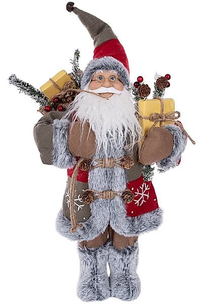 Wohnando Dekofigur Weihnachtsmann, hochwertige Santa-Figur mit Charme im Wi günstig online kaufen