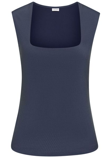 LASCANA Tanktop aus bügelfreiem Material, elegantes Basic-Top mit breiten T günstig online kaufen