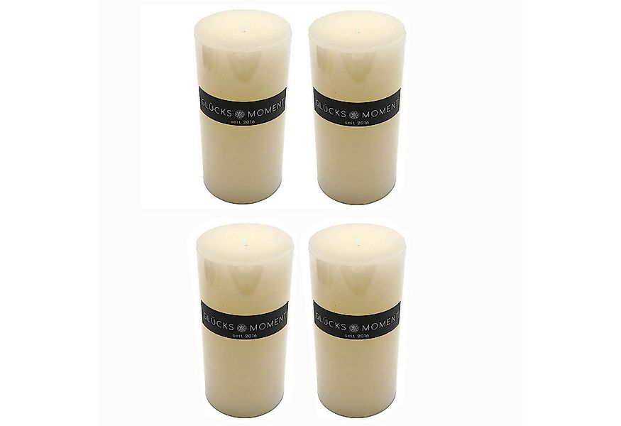 Annastore Stumpenkerze 4-TLG. Set Kerzen Rustik Stumpenkerze Adventskranz K günstig online kaufen