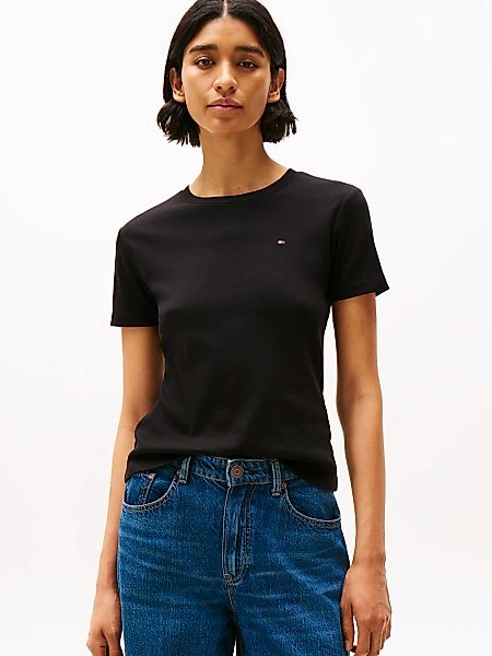 Tommy Hilfiger T-Shirt "SLIM CODY C-NK SS", mit Logostickerei günstig online kaufen