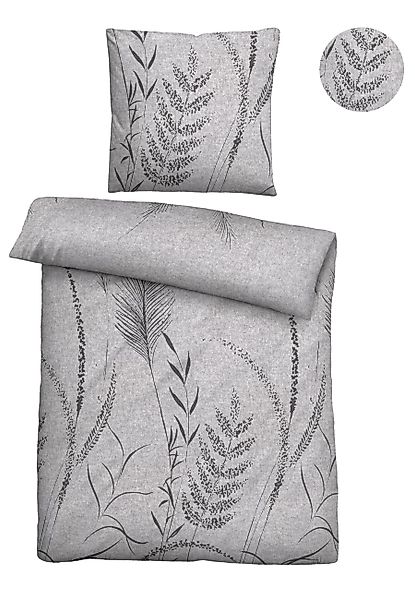 Biberna Bettwäsche 0840518, Flanell, 2 teilig, günstig online kaufen