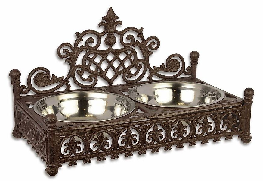Casa Padrino Dekoobjekt Jugendstil Hundenapf Braun günstig online kaufen