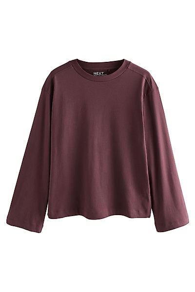Next T-Shirt Relaxed Fit Langarmshirt mit günstig online kaufen