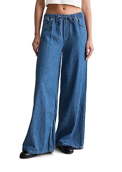 Marc O'Polo DENIM Weite Jeans mit recyeltem Leinen-Garn günstig online kaufen
