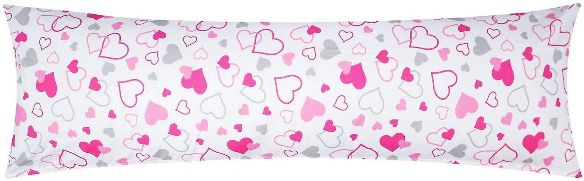 Heubergshop Seitenschläferkissenbezug, (1 Stück), 40x145cm Reißverschluss l günstig online kaufen