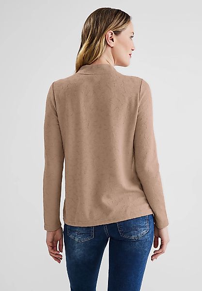 STREET ONE Langarmshirt, in Unifarbe günstig online kaufen