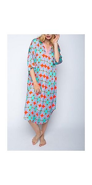 Emily Van Den Bergh Blusenkleid Kleid EMILY VAN DEN BERGH rosa Aqua-Ornamen günstig online kaufen