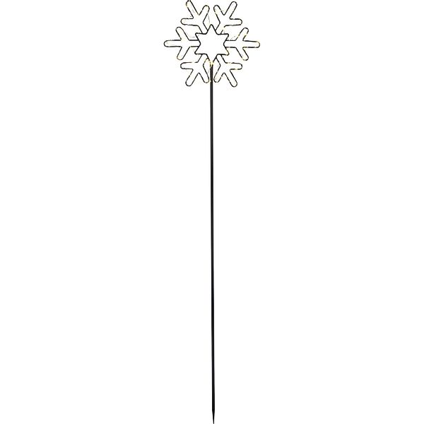 LED-Gartenstecker Schneeflocke 118,5 cm x 27 cm x 0,8 cm günstig online kaufen