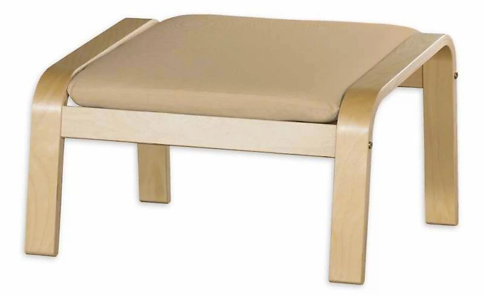 Bezug für Poäng Hocker, caffe latte, Hocker Poäng, Cotton Panama (702-47) günstig online kaufen