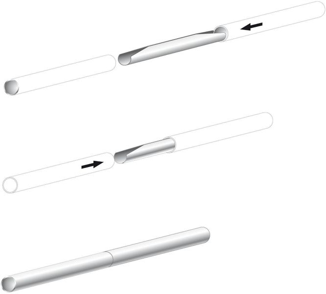 Liedeco Verbinder für Rohre Ø 16 mm günstig online kaufen