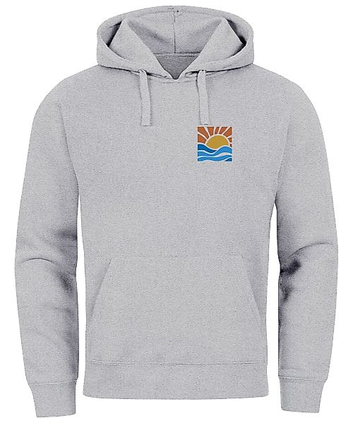 Neverless Hoodie Hoodie Herren Logo Print günstig online kaufen