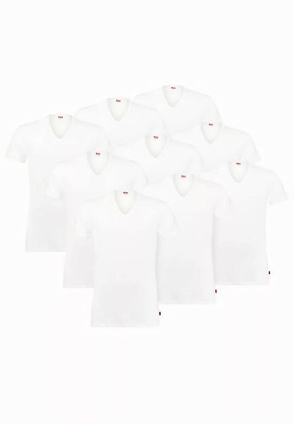 Levi's® Poloshirt LEVIS MEN V-NECK 3P ECOM (Packung, 9-tlg., 9er-Pack) günstig online kaufen