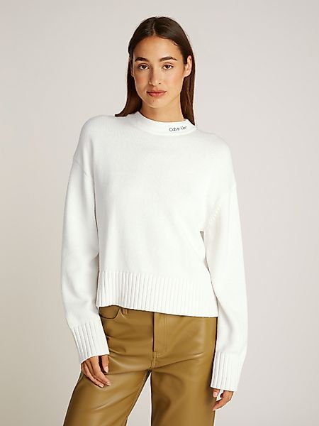 Calvin Klein Jeans Strickpullover LOGO EMBRO günstig online kaufen
